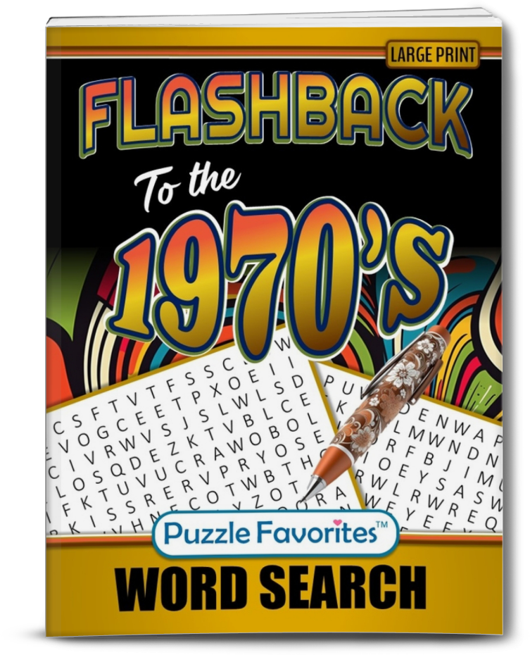 Flashback to the 1970s Word Search