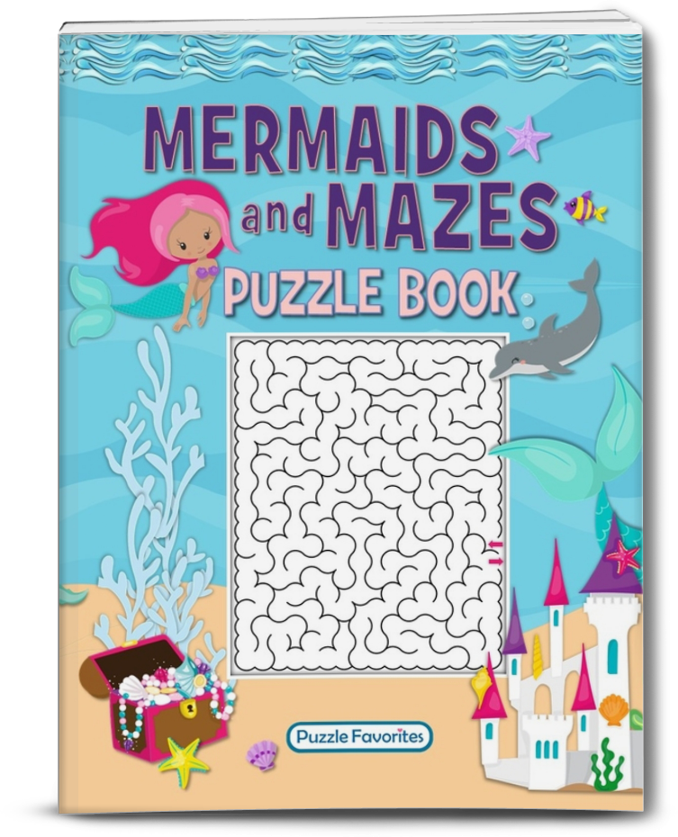 Mermaids and Mazes Puzzle Book