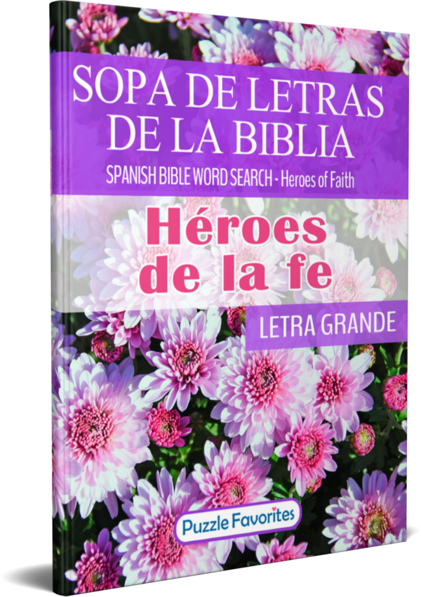 Héroes de la fe Spanish Bible Word Search (español) Sopas de Letras - Image 5