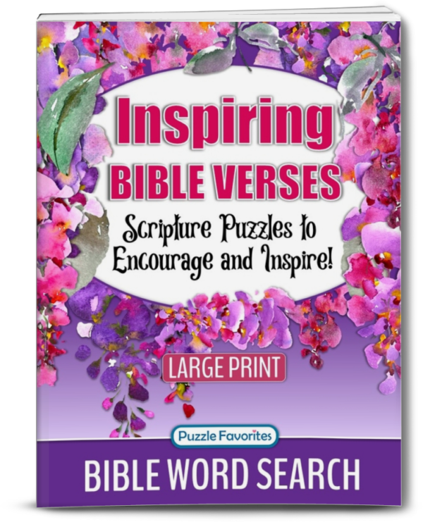 Inspiring Bible Verses word search book