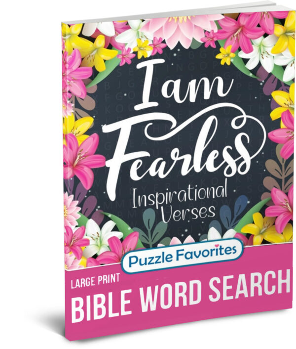 I Am Fearless Inspirational Bible Word Search Puzzle Book - Image 3