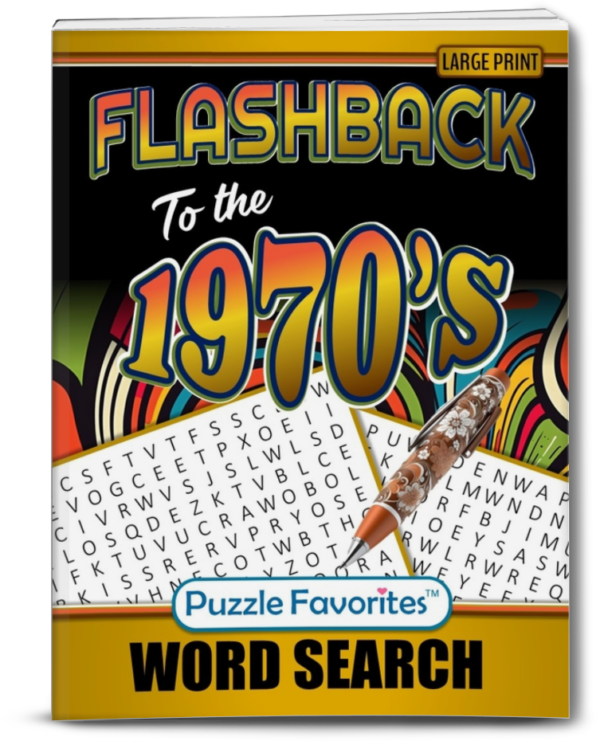 70s Word Search Large Print