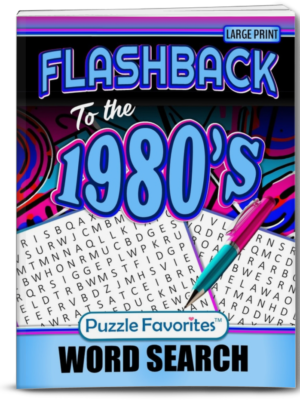 80s Word Search Large Print