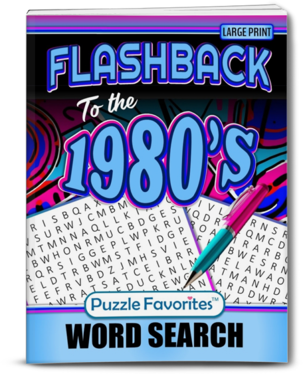 80s Word Search Large Print