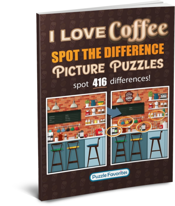 Coffee Spot the Difference Book