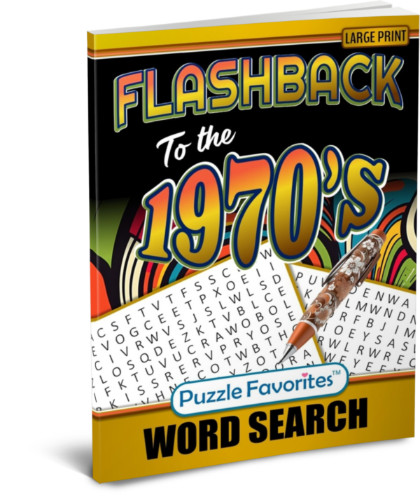 Flashback to the 70s Large Print Word Search
