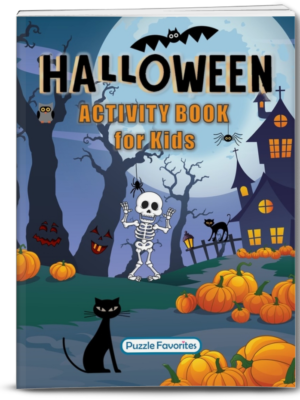 Halloween Activity Book for Kids