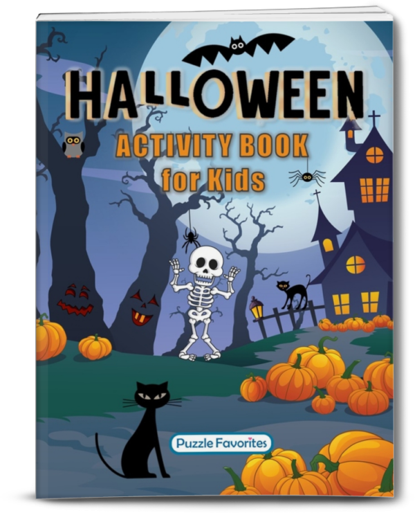 Halloween Activity Book for Kids