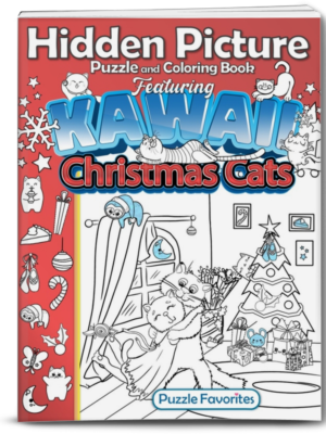 Hidden Picture Christmas Cats