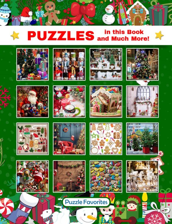 I Love Christmas Spot the Difference Picture Puzzle Book - Image 4