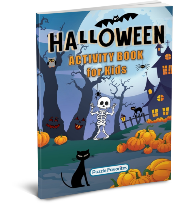 Kids Halloween Activity Book