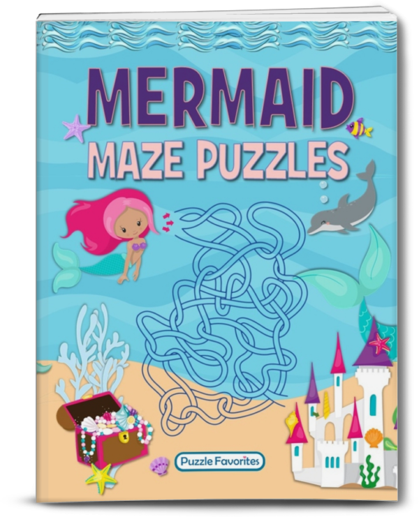 Mermaid Mazes Puzzle Book