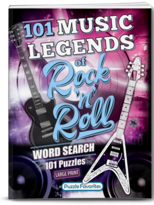 Rock Music Word Search Book
