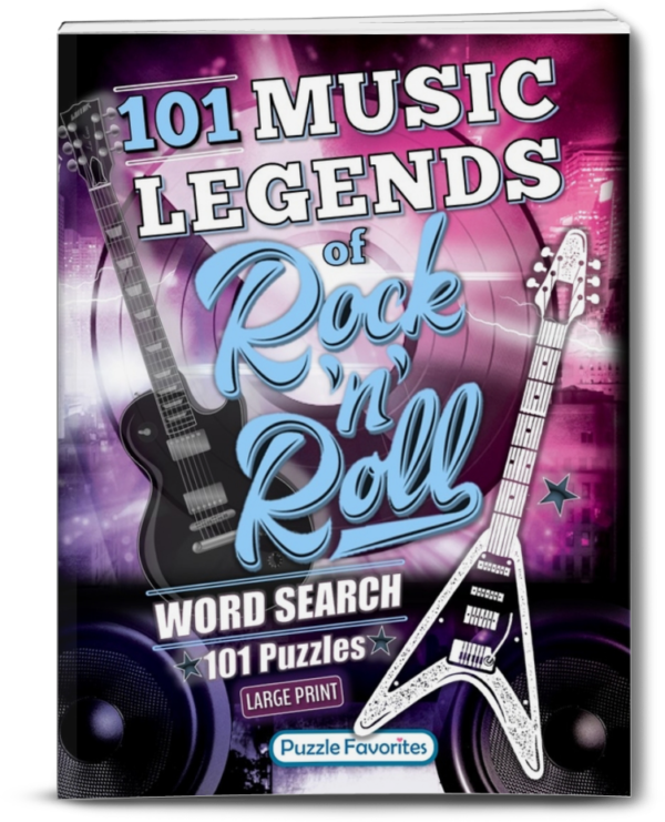 Rock Music Word Search Book