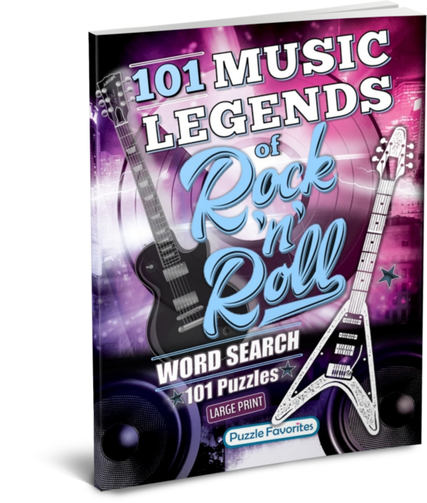 Rock n Roll Word Search Book