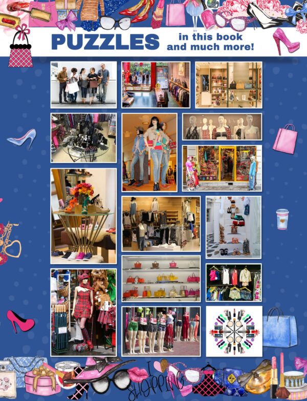 Shopping Spot the Difference Puzzle Book