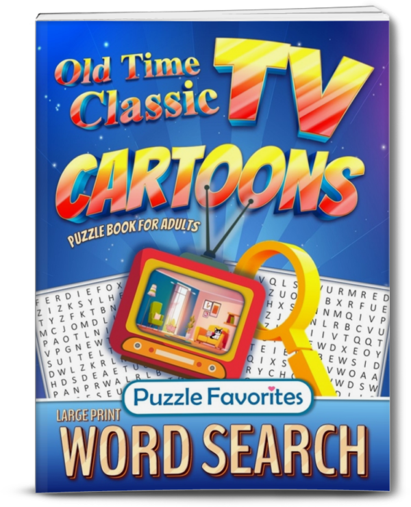 TV Cartoons Word Search Book