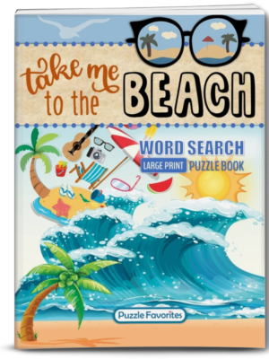 Take Me to the Beach Word Search Book