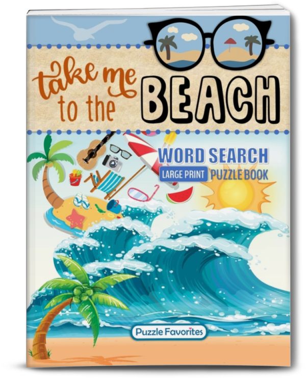 Take Me to the Beach Word Search Book