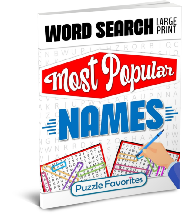 Word Search for Adults Names