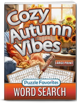 Cozy Autumn Vibes Word Search Puzzle Book