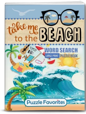Take Me to the Beach Word Search Puzzle Book