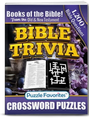 Bible Trivia Crossword Puzzle Book