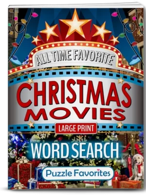 Christmas Movies Word Search Puzzle Book