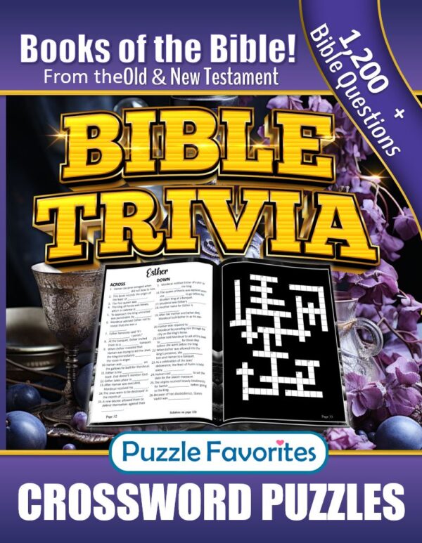 Bible Trivia Crossword Puzzle Book