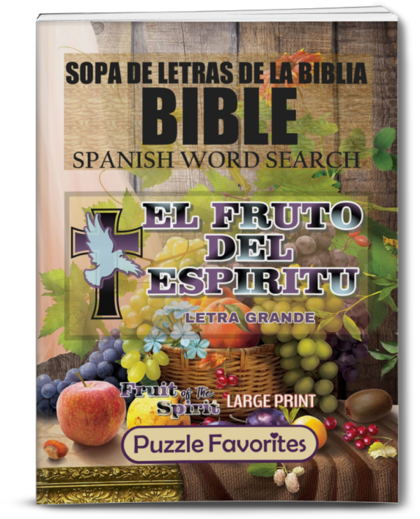 El Fruto del Espiritu Spanish Bible Word Search Sopa de Letras