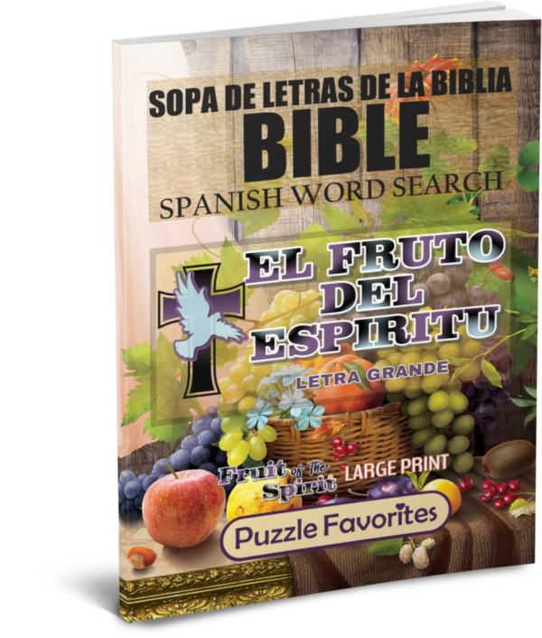 El Fruto del Espiritu Spanish Bible Word Search Sopa de Letras - Image 2