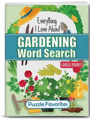 Gardening Word Search Puzzle Book