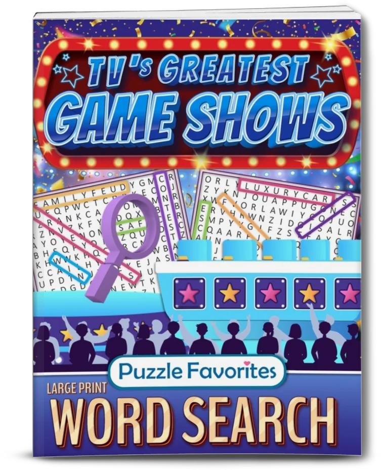 TV Game Shows Word Search Puzzle Book